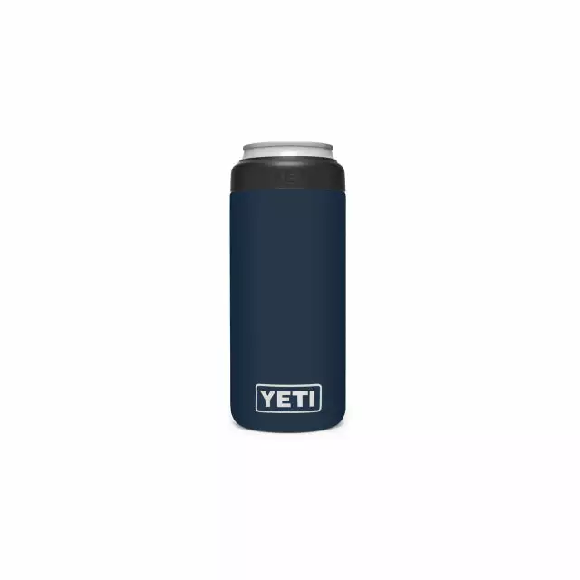 YETI Rambler 12 Oz Colster Slim Can Insulator - Navy Backpacking Packs