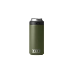 YETI Rambler 12 Oz Colster Slim Can Insulator - Highlands Olive Backpacking Packs