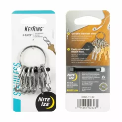 Nite Ize KeyRing Steel S-Biner Backpacking Packs