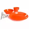 GSI Outdoors Cascadian 1 Person Table Set- Orange