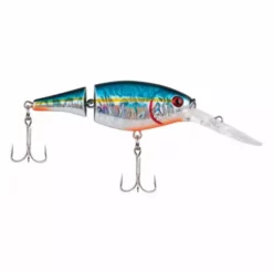 Berkley Fishing Flicker Shad Jointed | 1/5 Oz | 2in | 5cm | 8 | 5'-7' | 1.5m-2.1m | Model #FFSH5J-SLBA