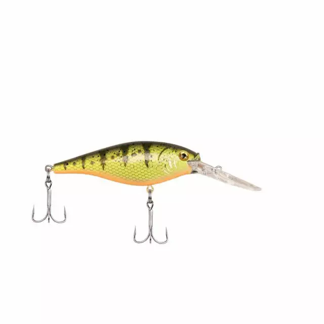 Berkley Flicker Shad | 1/2 Oz | 3 1/2in | 9cm | 4 | 11'-13' | 3.4m-4.0m | Model #FFSH9M-YP