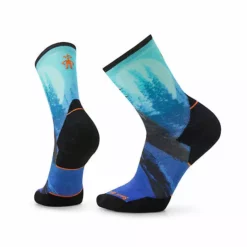 Smartwool Athlete Edition Run Raven Print Crew Socks