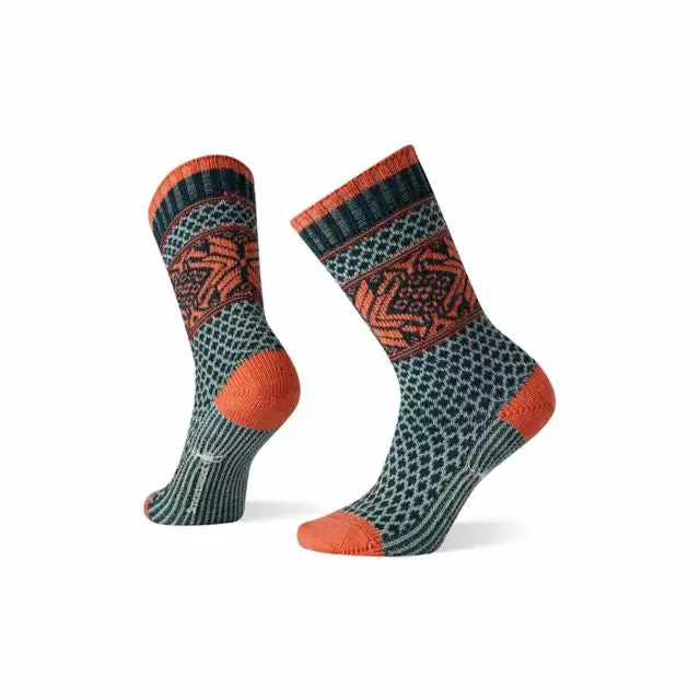 Smartwool Women's Everyday Popcorn Snowflake Pattern Crew Socks