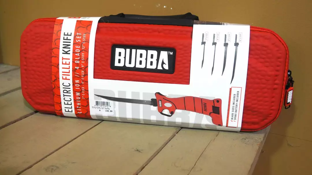 Bubba Electric Fillet Knife 4 Blade Set Fishing