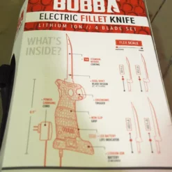 Bubba Electric Fillet Knife 4 Blade Set Fishing